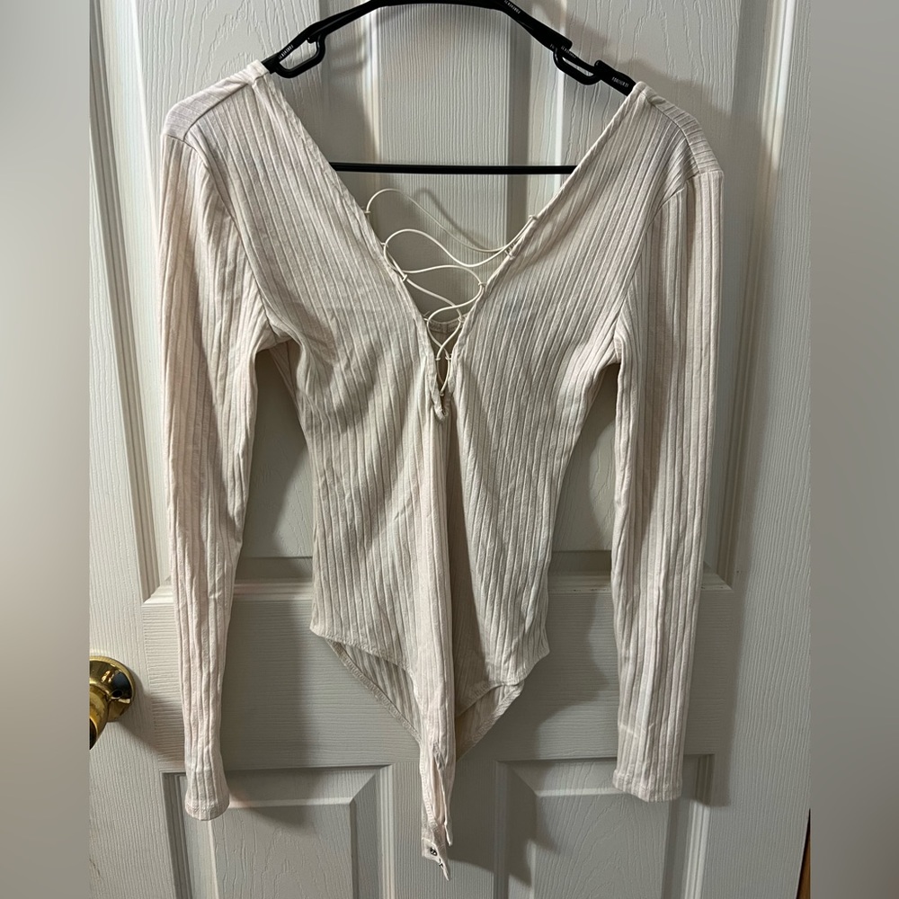 Cream bodysuit
